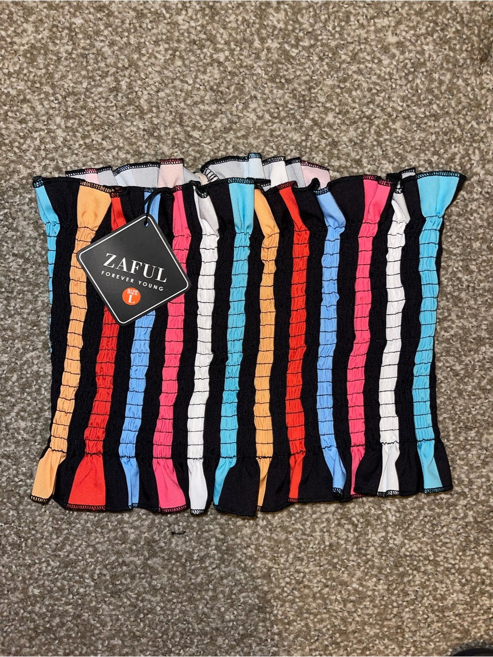Colorful Tube Top’ NWT!